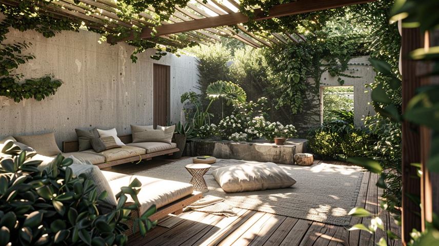 Terrasse pavilion - den perfekte oase i haven